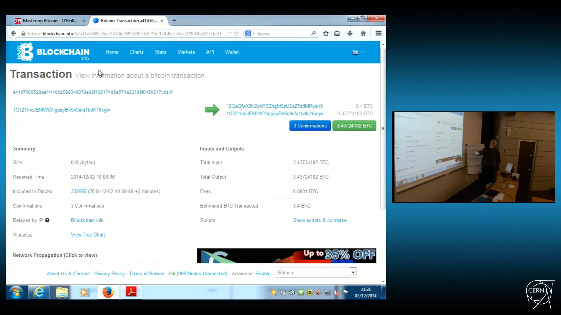 Introduction to Cryptography and the Bitcoin Protocol (1/2) · CDS Videos ·  CERN