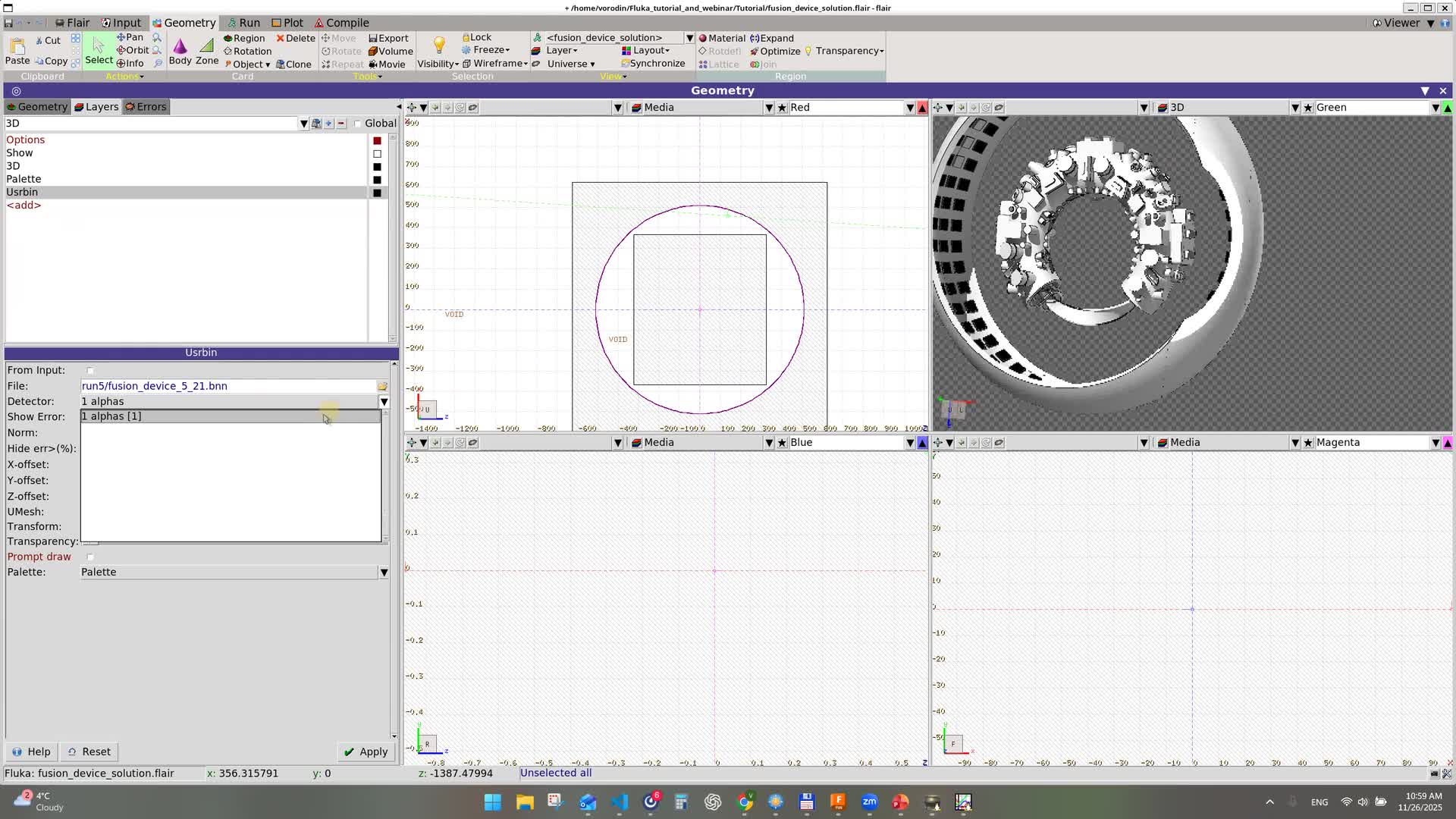 CAD and UMESH tutorial for FLUKA.CERN · CDS Videos · CERN