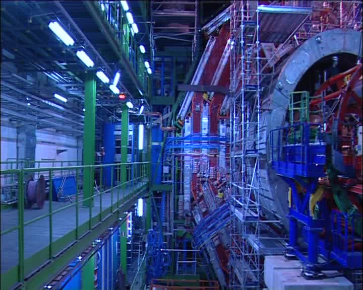 Préparatifs pour l'insertion d'un Supermodule dans le calorimètre ...