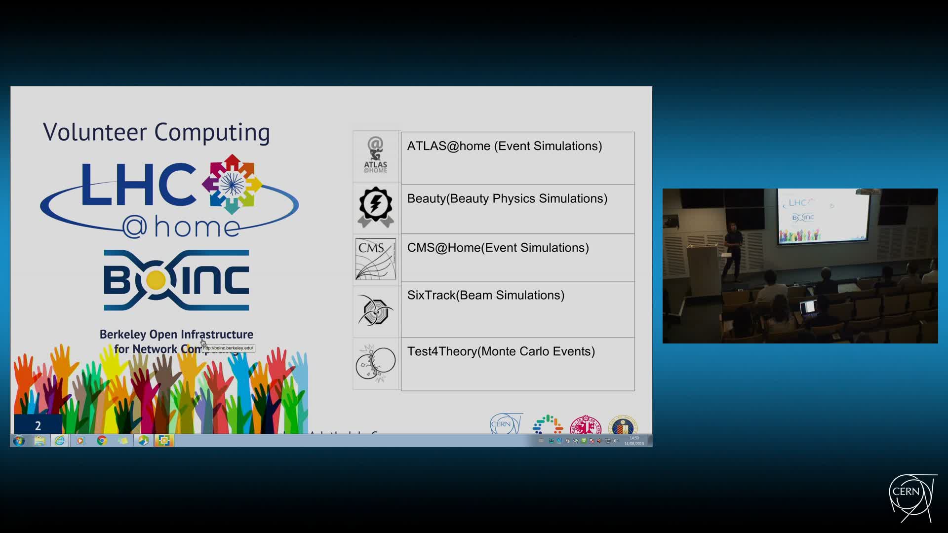 Advanced Simulations Using Volunteer Computing · CDS Videos · CERN