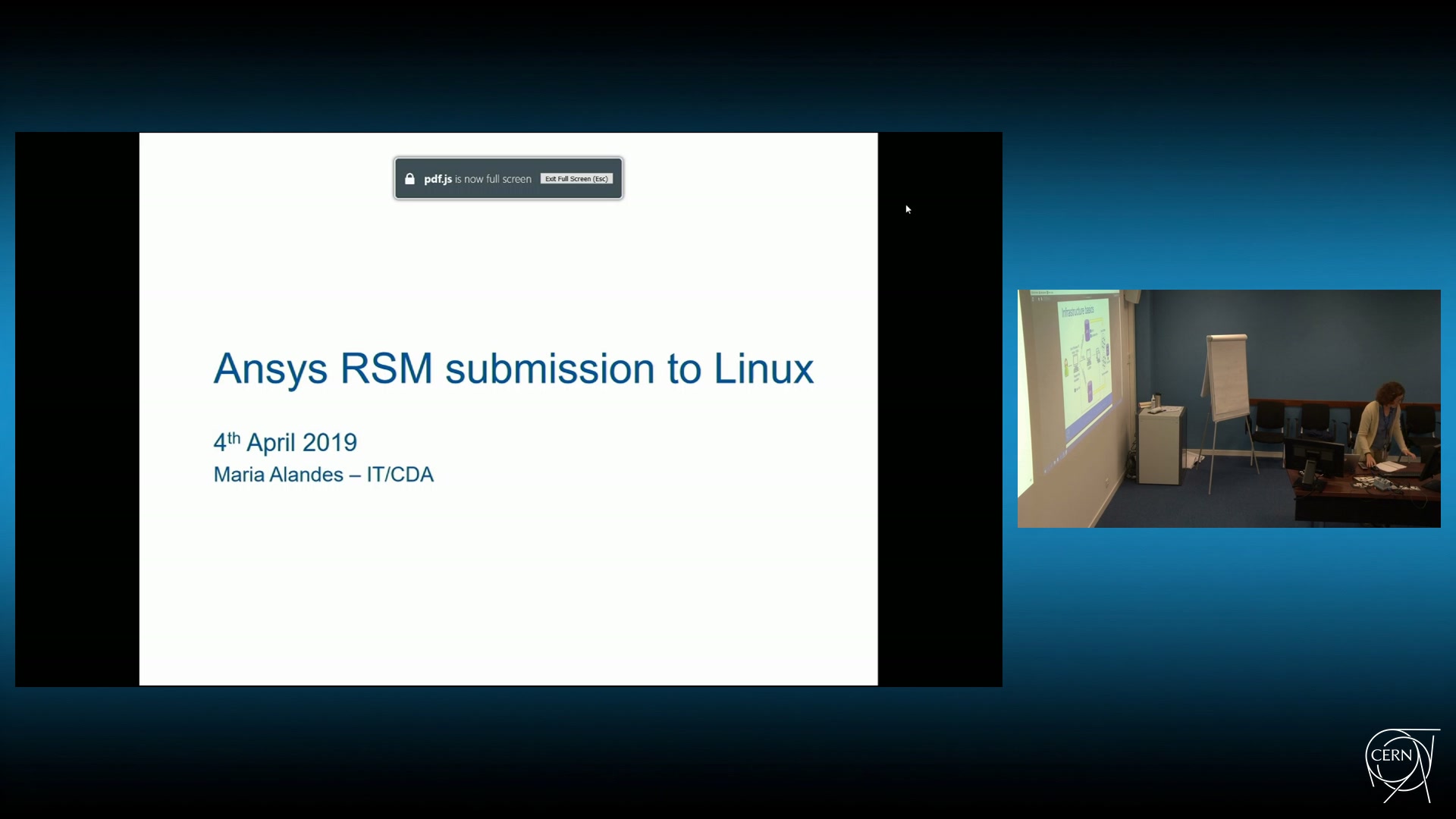 Ansys RSM configuration · CDS Videos · CERN