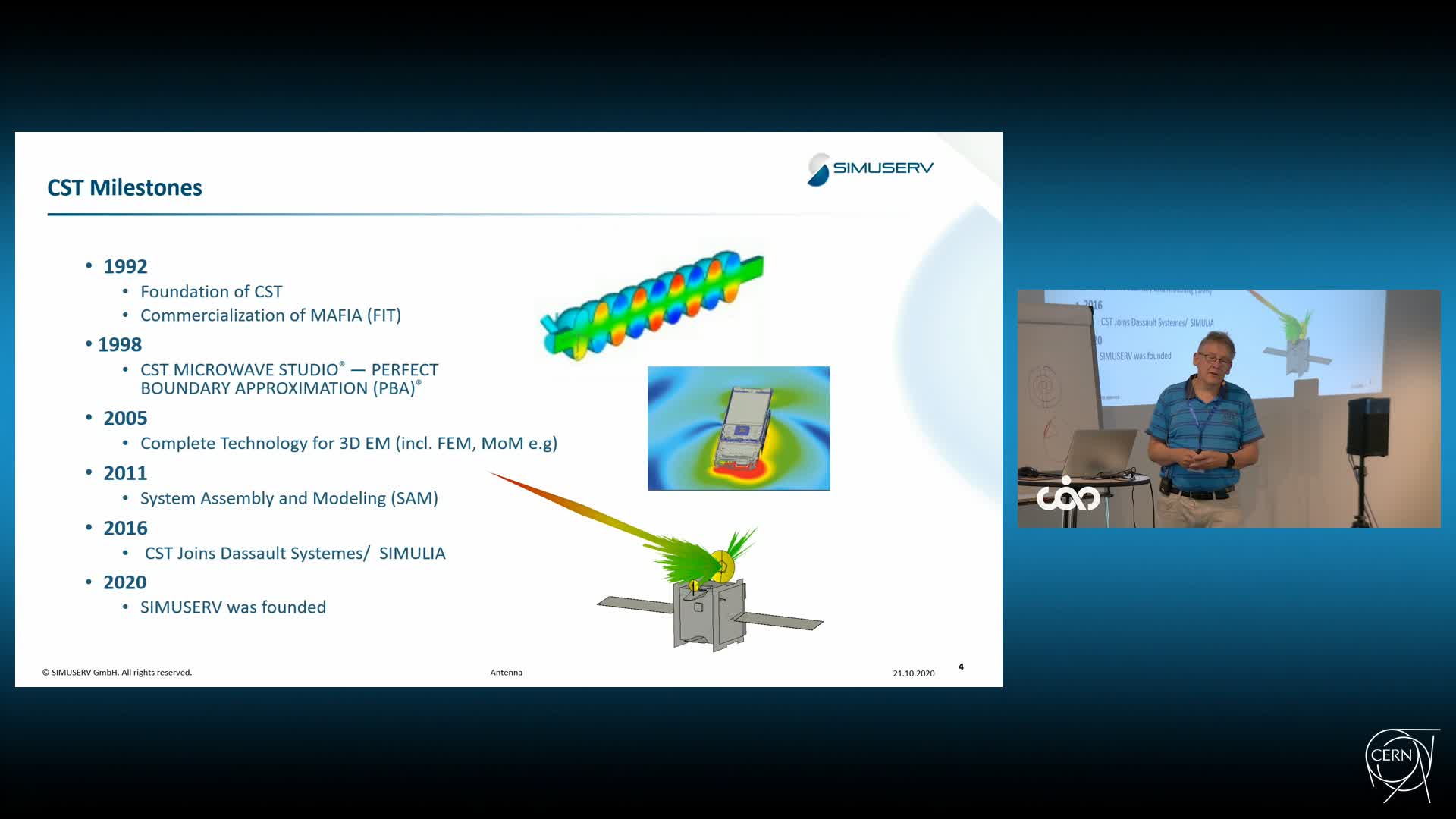 EM simulations with CST · CDS Videos · CERN
