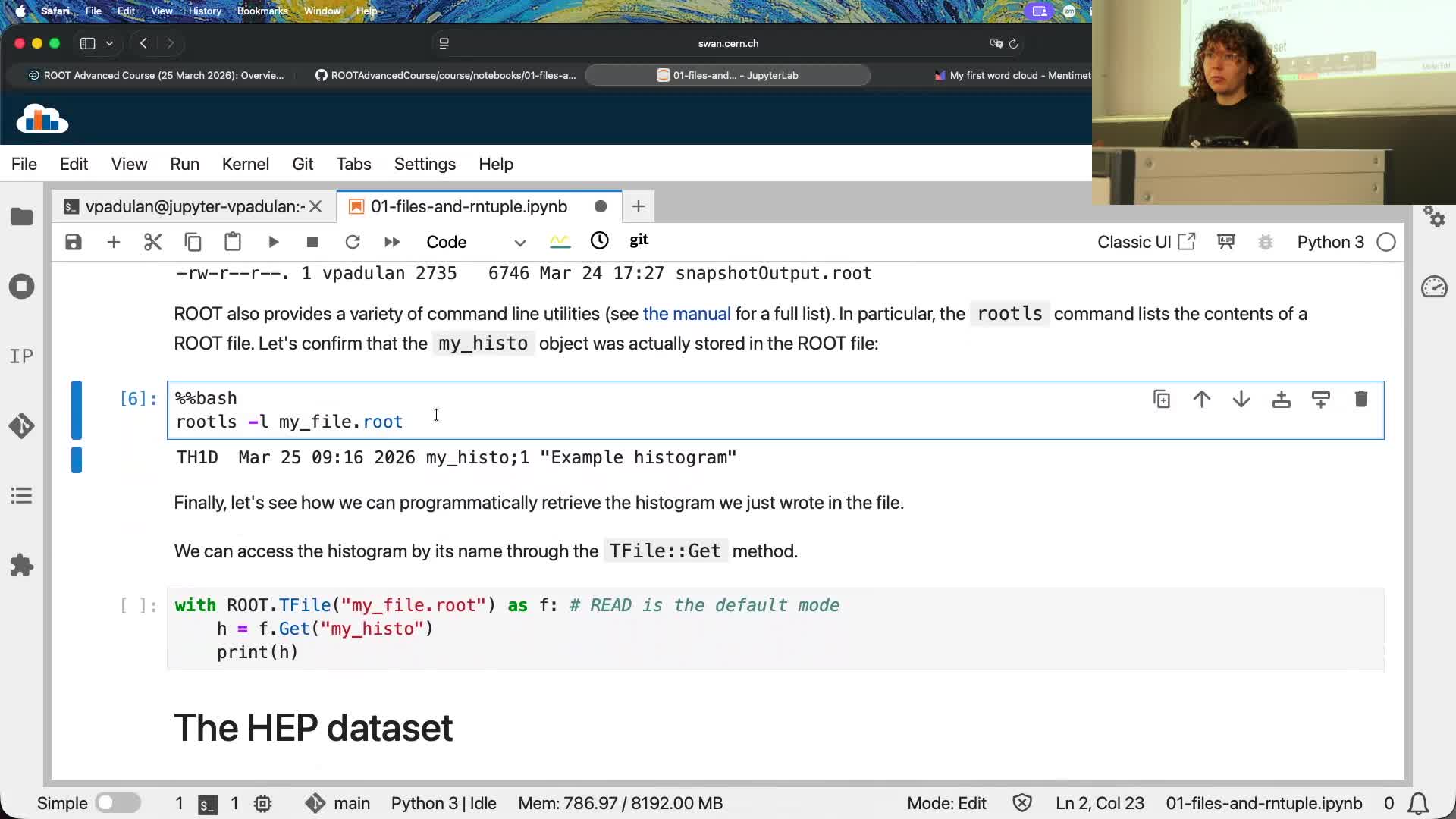 ROOT Advanced Course 2026 · CDS Videos · CERN